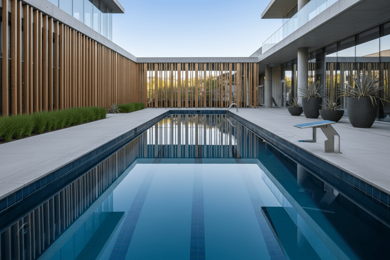 Contemporary Lap Pool